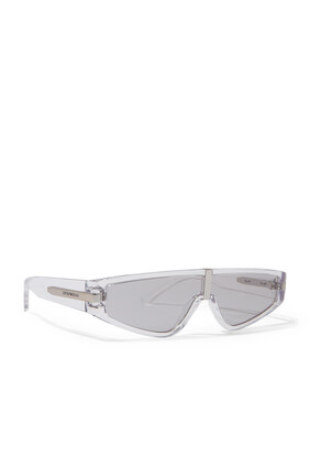 Narrow D-Frame Sunglasses